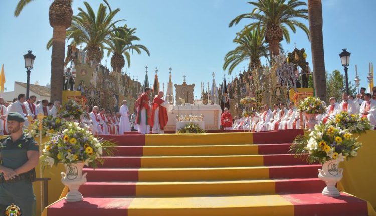 Misa de Romeros en el Rocío, domingo 4 de junio de 2017