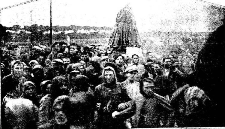 Traslado de la Virgen del Rocío en 1932
