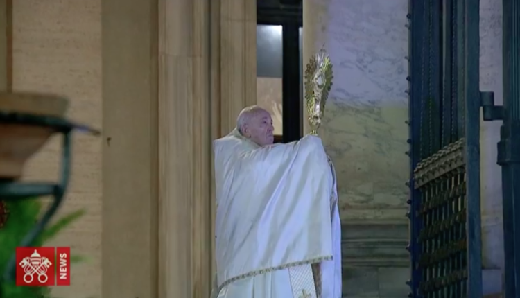 Homilía y Bendición «Urbi et Orbi» del Papa Francisco desde el Vaticano