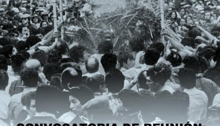 Convocatoria a Reunión sobre la Procesión de la Virgen del Rocío Romería 2022
