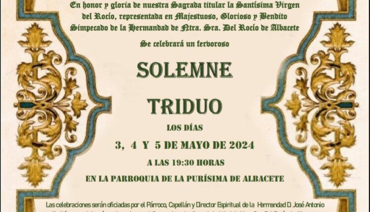 Hermandad de Albacete – Solemnes Cultos y Pregón 2024