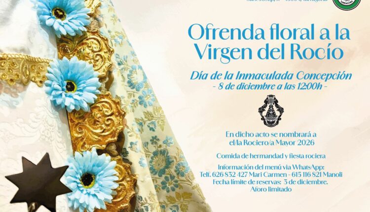 Asociación Cultural y Folclórica Andaluza de Tarragona – Ofrenda Floral