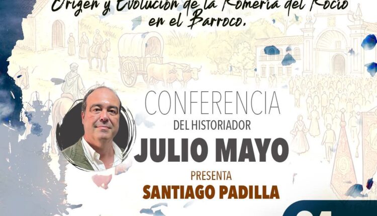 Conferencia sobre la historia del Rocío, a cargo del historiador palaciego, Julio Mayo Rodríguez.