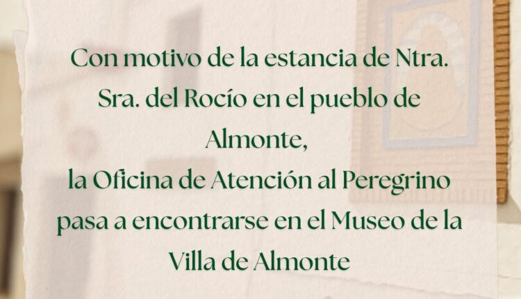 Traslado de la Oficina de Atención al Peregrino
